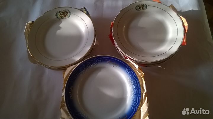 Новая посуда тарелки, шпротницы