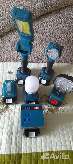 Фонарь 18вольт makita