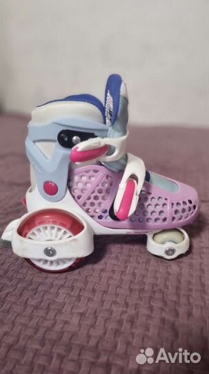 Роликовые коньки детские раздвижные