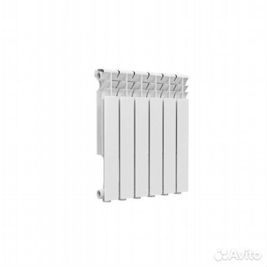 Радиатор алюм Delta Plus 500 6 секц Qну804Вт Ogi