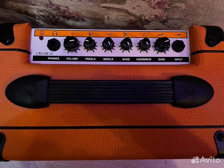 Гитара Stratocaster и комбик Orange Crush 12