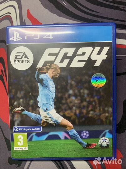 EA FC 24 для PS 4 и для PS 5 (она имеет апгрейд)
