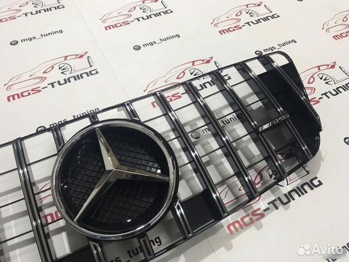 Решетка ML-Class Хром звезда w164 GT AMG