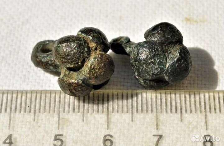 Амулеты-привески булава оберег Кобань XII — IV вв