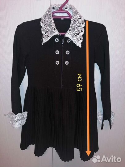 Школьная форма платье и фартук