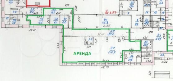 Сдам помещение свободного назначения, 130 м²