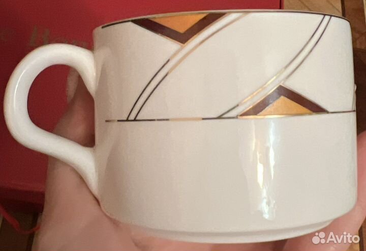 Фарфоровый чайный сервиз костяной фарфор