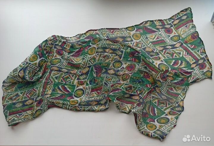 Платки шарфы парео натуральный шелк