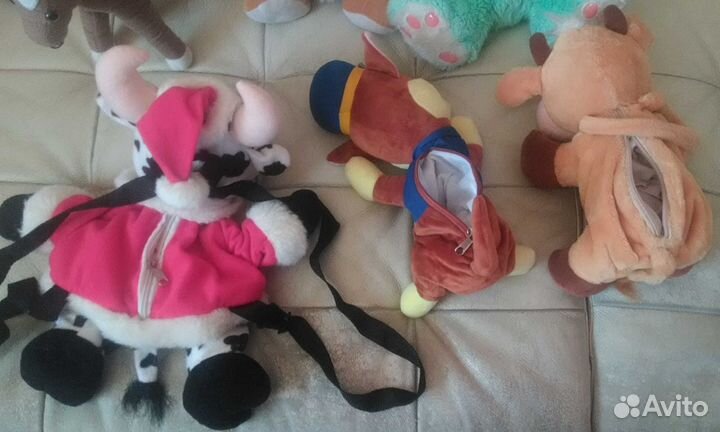 Мягкие игрушки разных размеров