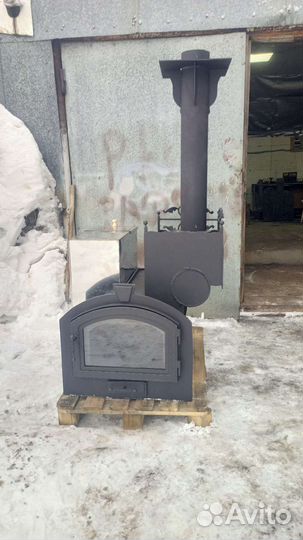 Банная печь на три помещения