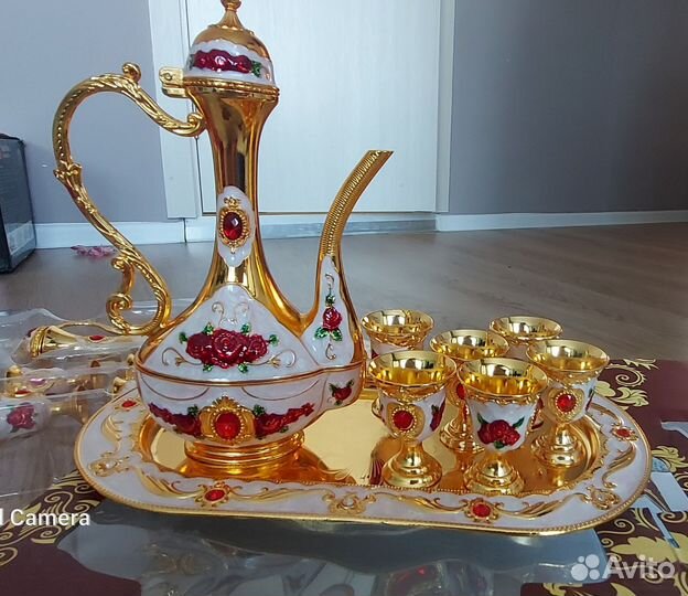 Кувшинчик и стаканчики для воды зам зам