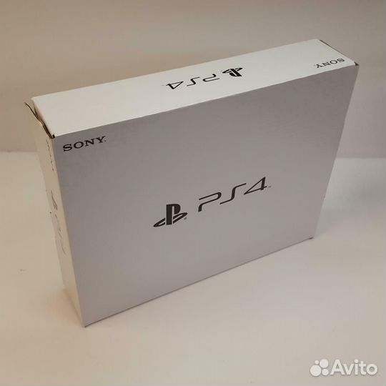 Sony PS4 Slim 500Гб в коробке + 4 крутых игры