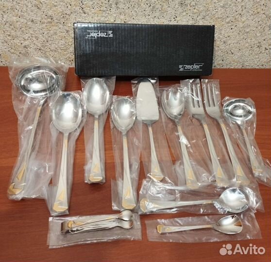 Столовые приборы, поднос, солонка Zepter