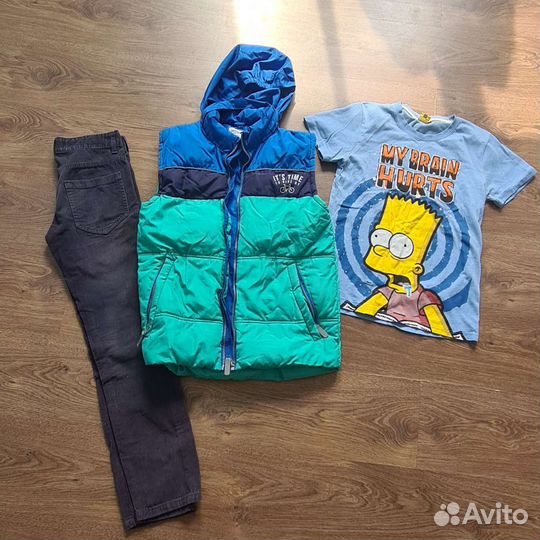 Пакет вещей на мальчика на рост 152