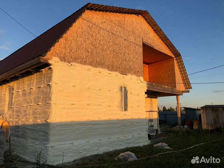 Утепление пенополиуретаном ППУ