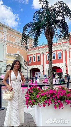 Платье вязаное