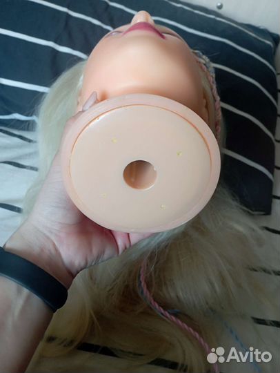 Учебная голова для причесок, манекен