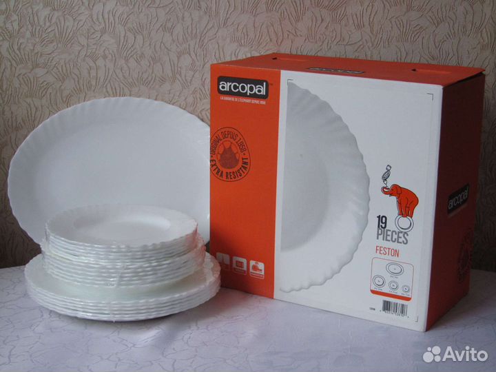 Сервиз столовый Arcopal Feston 19 предметов