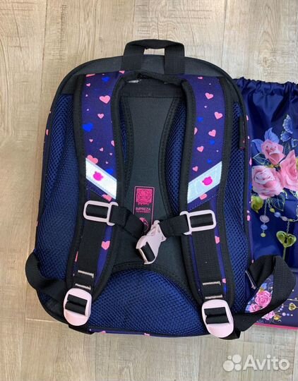 Рюкзак твердый 3D + пенал + мешок+ бейджик