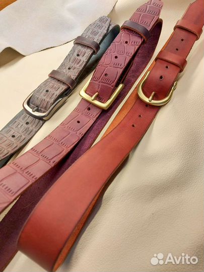 Мужской ремень из натуральной кожи