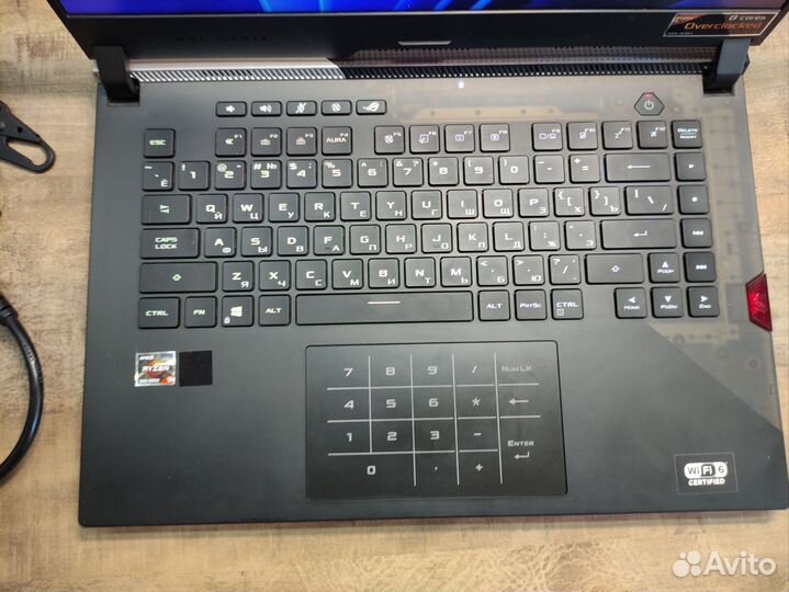 Asus Rog strix scar g533 RTX3070/R9/RAM32/SSD1TB