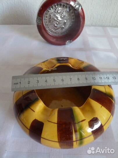 Старинная супница,солонка,пепельницы,карандашница