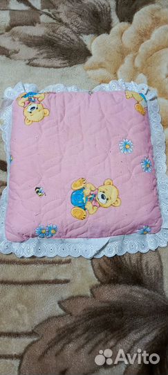 Комплект в коляску подушка матрас одеяло