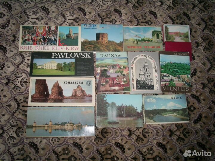 Набор открыток и книг.Художники.Города.Разное