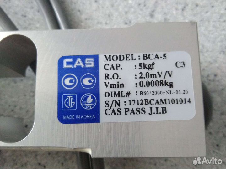 Весовой датчик CAS BCA-5