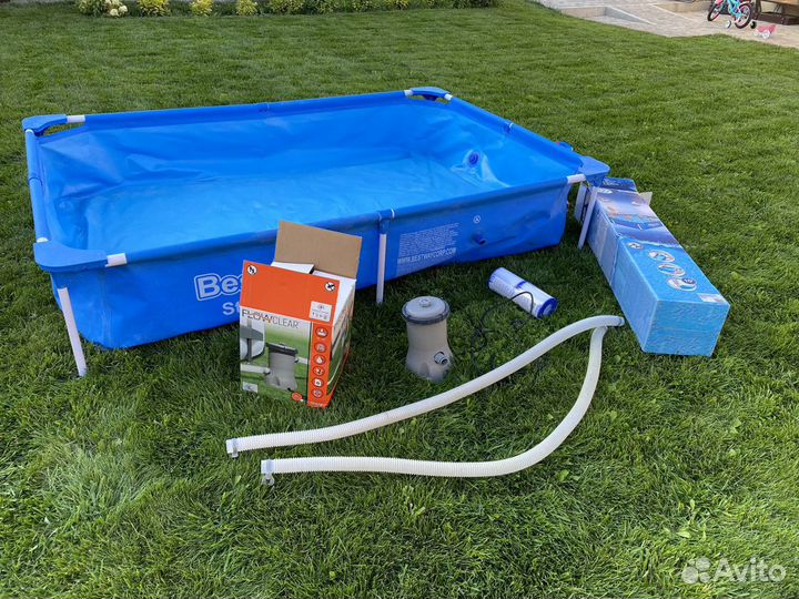 Бассейн с насосом