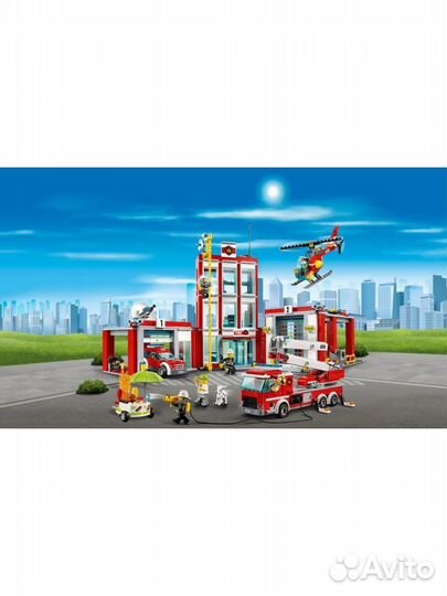 Конструктор Cities Пожарная часть 6064