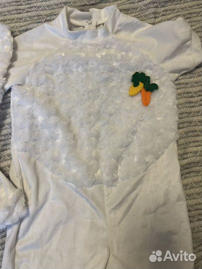 Новогодний костюм зайчик 110