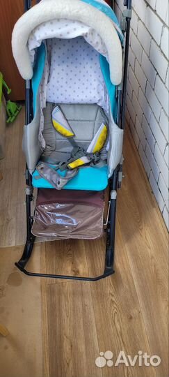 Коляска санки ника 7-3