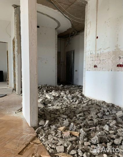 Демонтаж квартиры, демонтажные работы,вывоз мусора