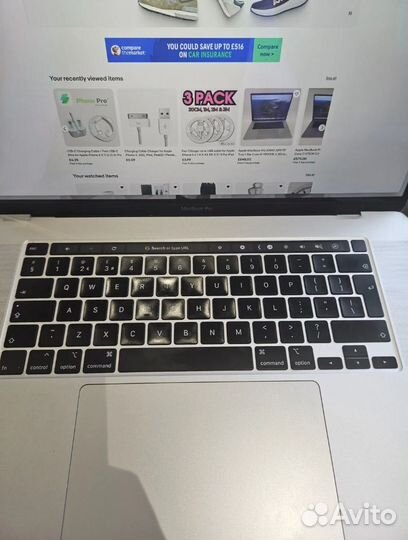 Apple MacBook Pro 16 2019 i9 5500m 8gb