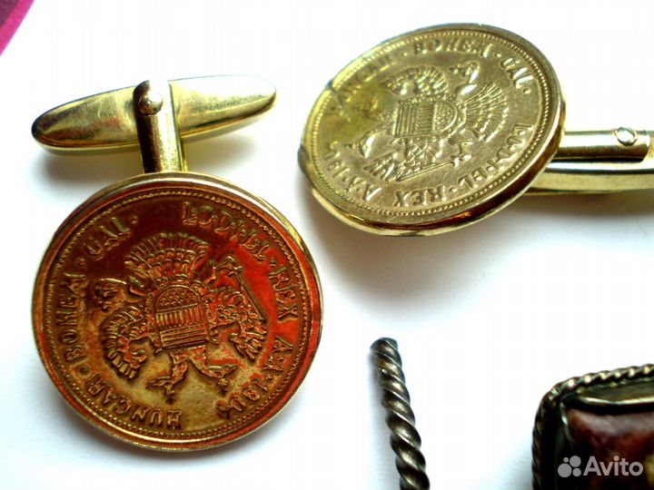 Антикварные и винтажные запонки Европа