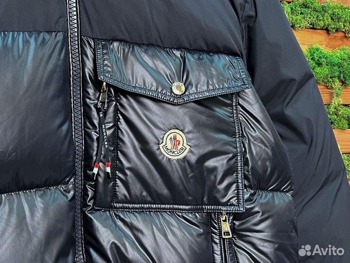 Down Jacket Moncler Braye Blue