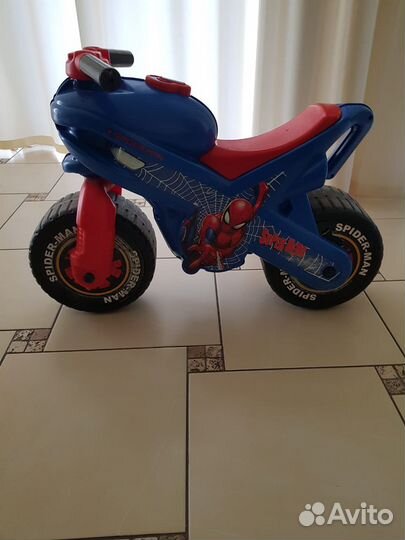 Детский мотоцикл беговел полесье
