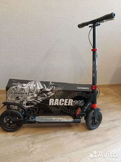 Городской самокат hello wood Racer Max