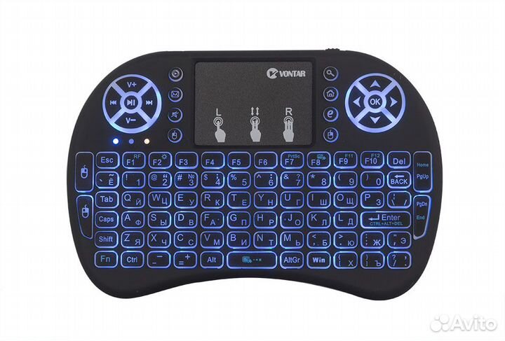 Новая беспроводная мини клавиатура с подсветкой