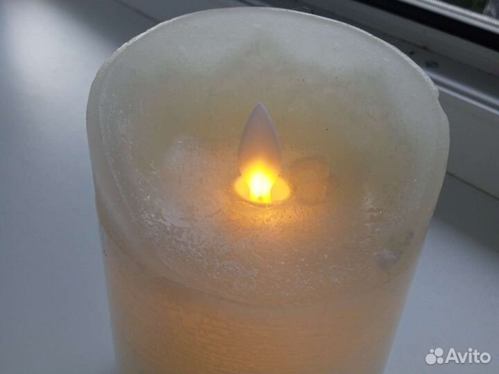 Свечка на батарейках из воска