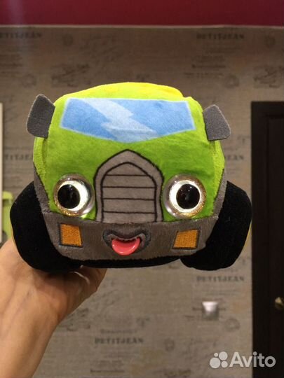 Шнуровка-бусы, мягкая машинка