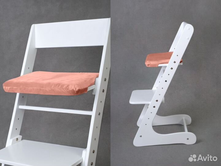 Белый растущий стул