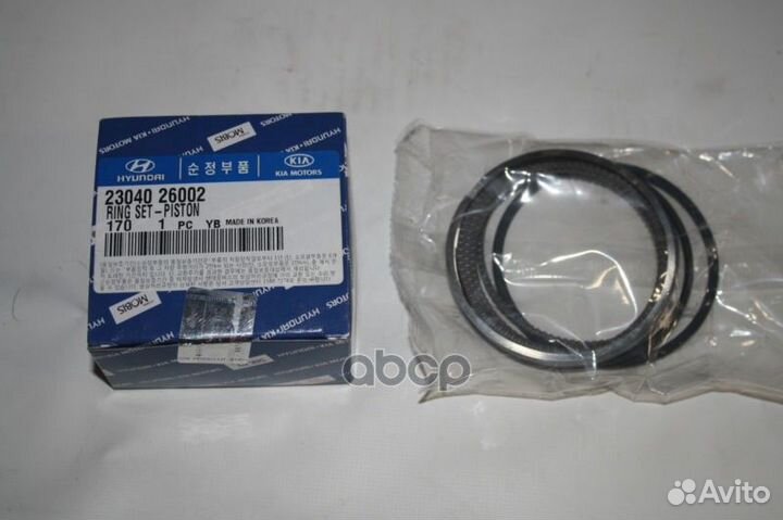 2304026002 кольца поршневые STD (4) Hyundai Ac