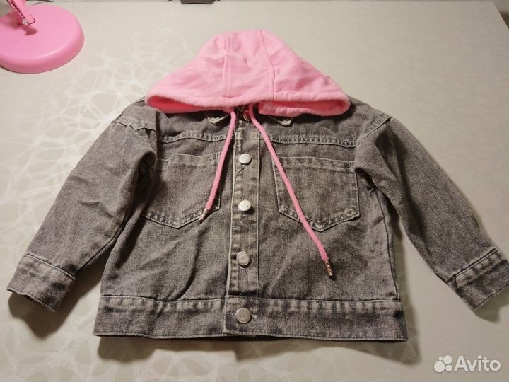 Куртка джинсовая на девочку рост 120 см