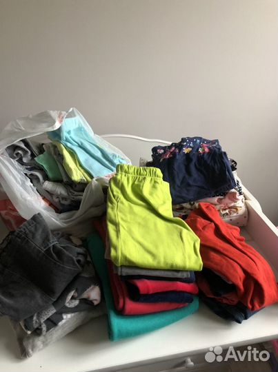Детские вещи, и обувь на девочку пакетом