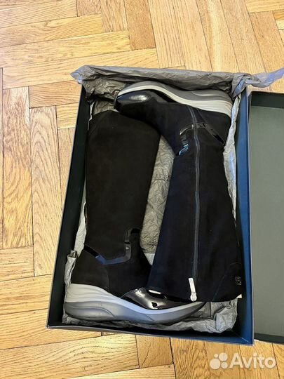 Cesare paciotti сапоги Италия черные замша 39р