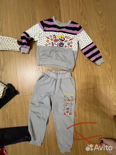 Вещи пакетом для девочки 98 104