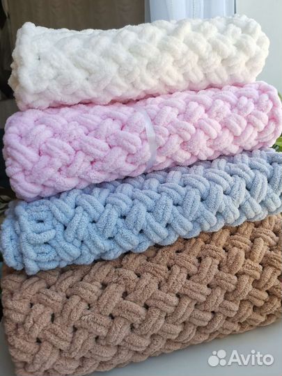 Плед детский плюшевый