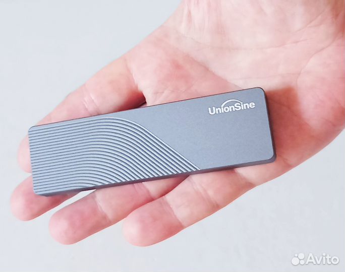 M.2 SSD 2в1 Универсальный бокс NVMe/sata алюмин